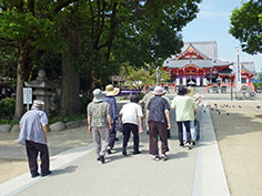 甚目寺観音参拝